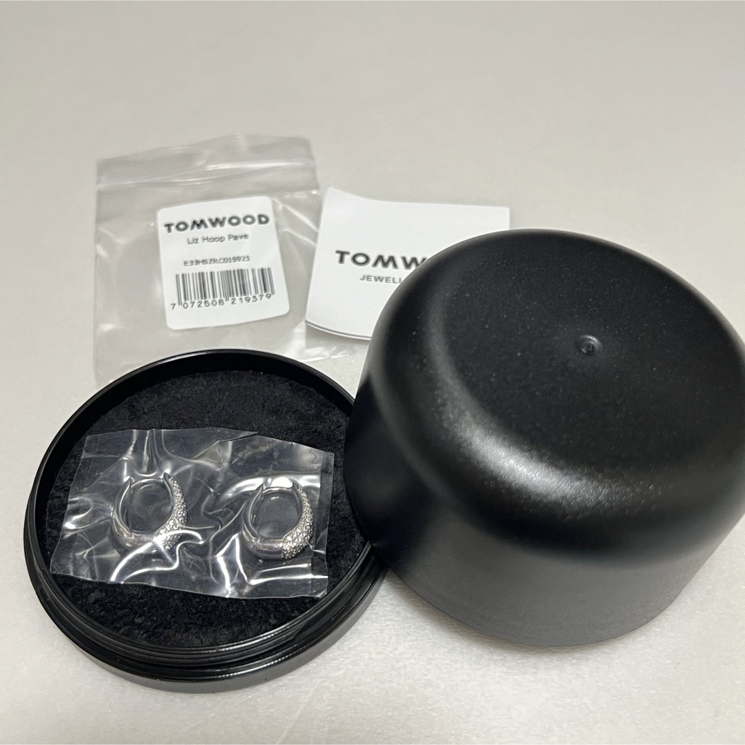 TOM WOOD - 新品 TOMWOOD トムウッド Liz Hoop Pave リズフープ TOM WOOD - 新品 TOMWOOD トムウッド Liz Hoop Pave リズフープ
