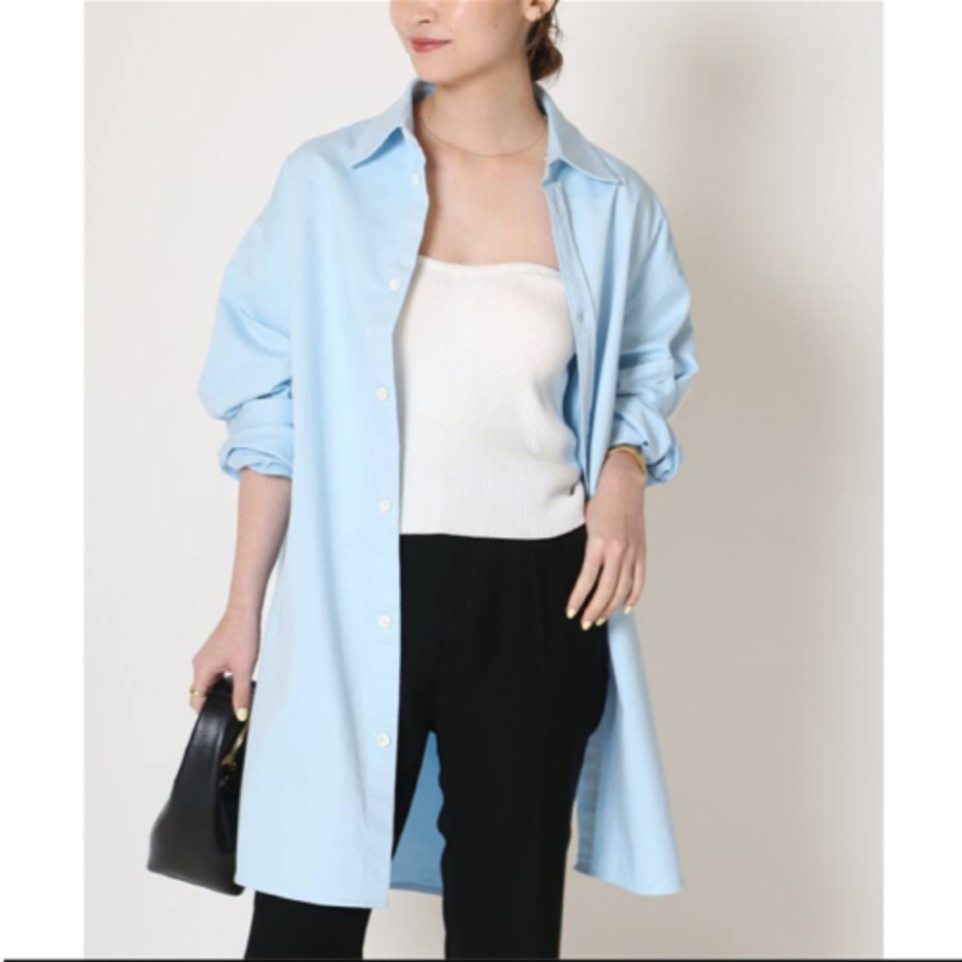 DEUXIEME CLASSE - 【CELERI/セルリ】チノストレッチ BIG シャツ DEUXIEME CLASSE - 【CELERI/セルリ】チノストレッチ BIG シャツ