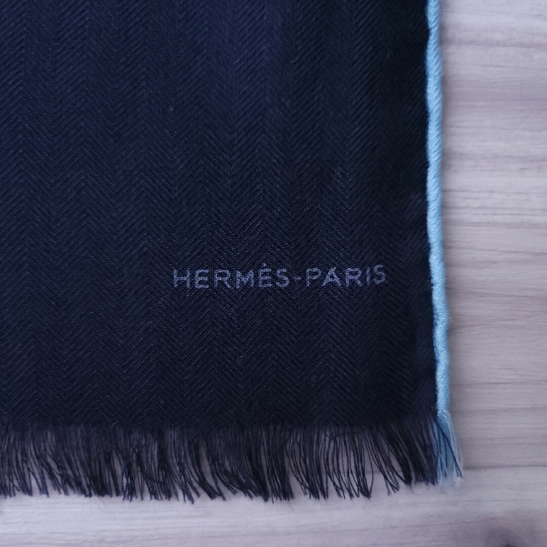 HERMES - 21AW HERMES レクタングル カシミヤシルク ストール HERMES - 21AW HERMES レクタングル カシミヤシルク ストール
