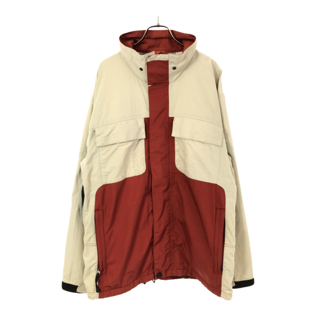 出産祝いなども豊富 長袖 スノーボード バートン ウェア BURTON ベージュ×レッド M Mサイズ
