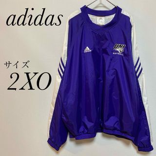 アディダス(adidas)のアディダス　adidas 2XO プルオーバー　ナイロン　ジャケット　刺繍ロゴ(ナイロンジャケット)