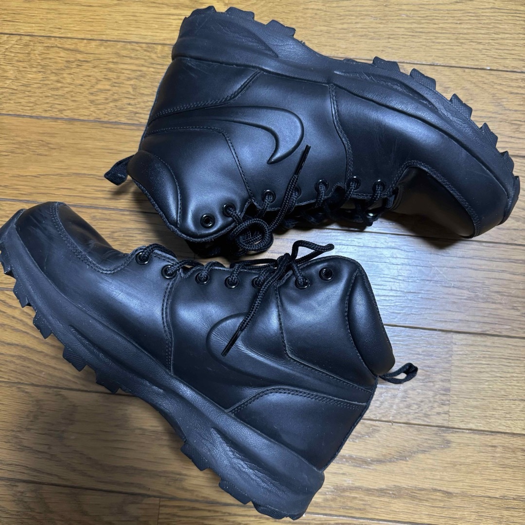 NIKE - NIKE MANOA LEATHER 26.5cm ナイキ ブーツ 黒 ブラックの NIKE - NIKE MANOA LEATHER 26.5cm ナイキ ブーツ 黒 ブラックの