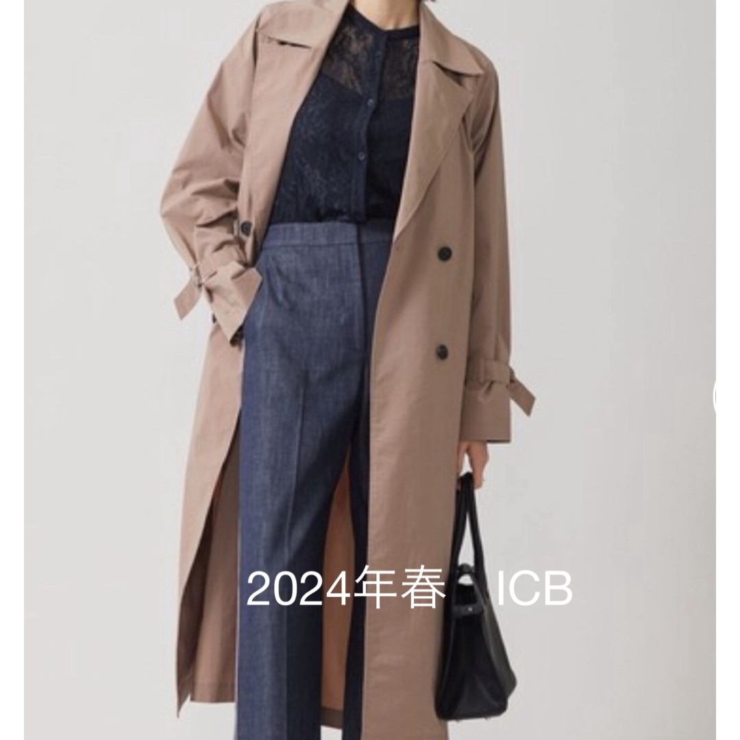 新品未使用】2024年春 撥水加工 ICB トレンチコート 新品未使用】2024年春 撥水加工 ICB トレンチコート