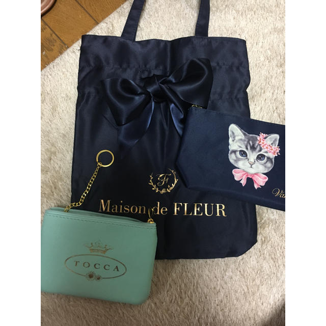 Maison de FLEUR(メゾンドフルール)の美人百花★付録セット レディースのファッション小物(ポーチ)の商品写真