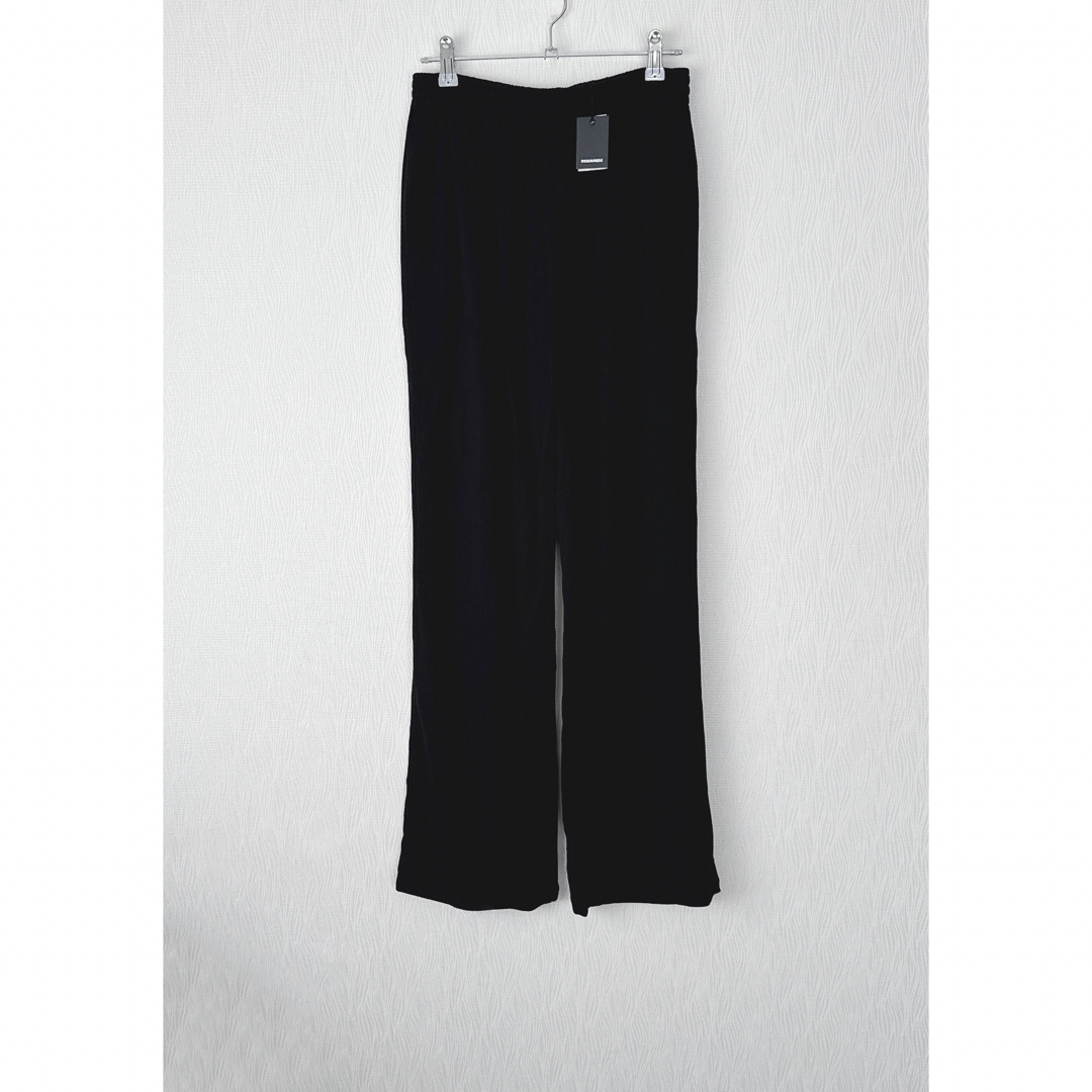 新品】DSQUARED2 ディースクエアード ブラック パンツ 新品】DSQUARED2 ディースクエアード ブラック パンツ
