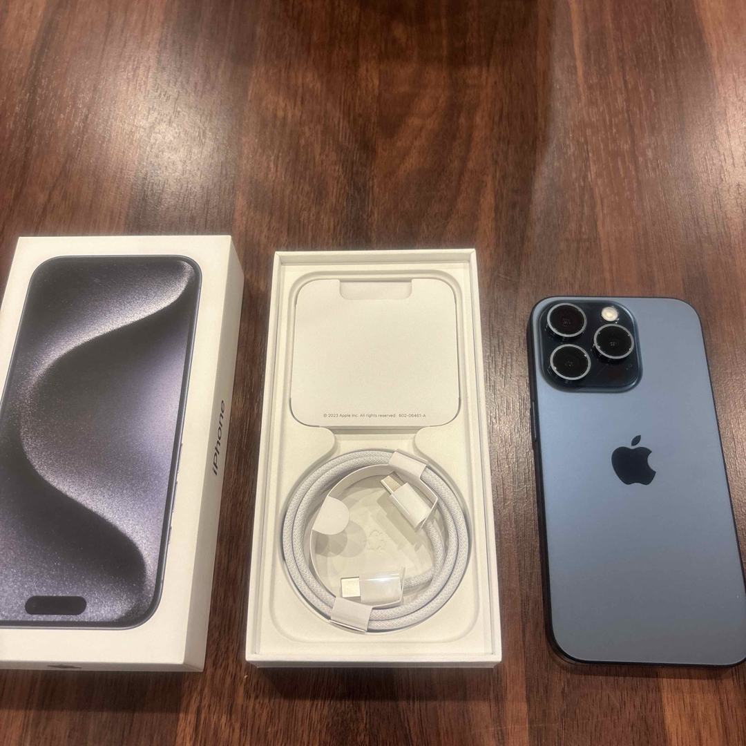 アップル iPhone15 Pro 512GB ブルーチタニウム SIMフリー アップル iPhone15 Pro 512GB ブルーチタニウム SIMフリー