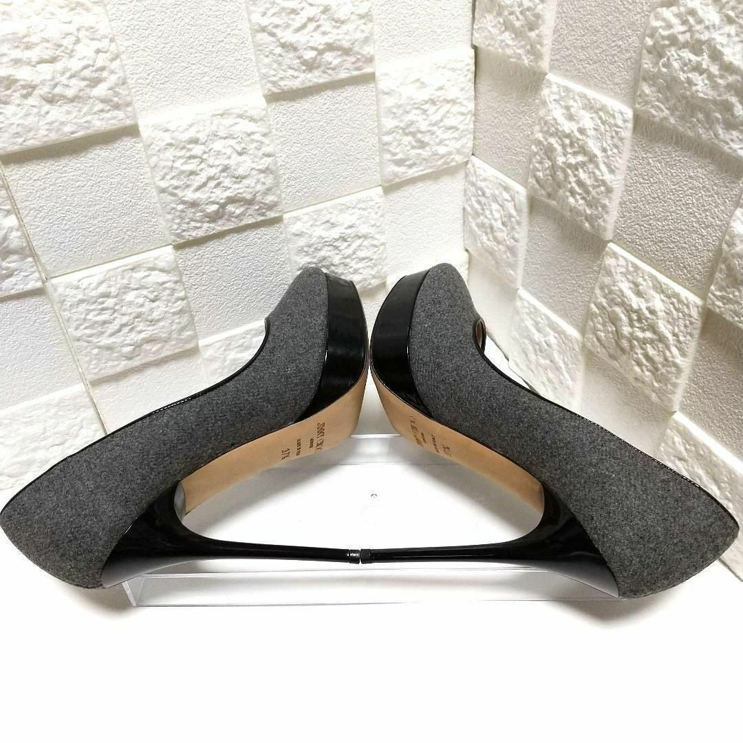 JIMMY CHOO - 極美品✨ ジミーチュウ 37.5(約24.5) グレー JIMMY CHOO - 極美品✨ ジミーチュウ 37.5(約24.5) グレー