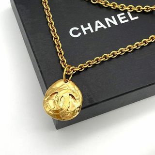 シャネル(CHANEL)の【超極美品】CHANEL シャネル　ネックレス　ココマーク　94P マメ有　金(ネックレス)