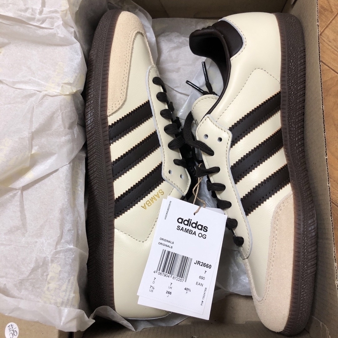 adidas Originals - 新品⭐️adidas SAMBA OG 25.5 クリーム adidas Originals - 新品⭐️adidas SAMBA OG 25.5 クリーム