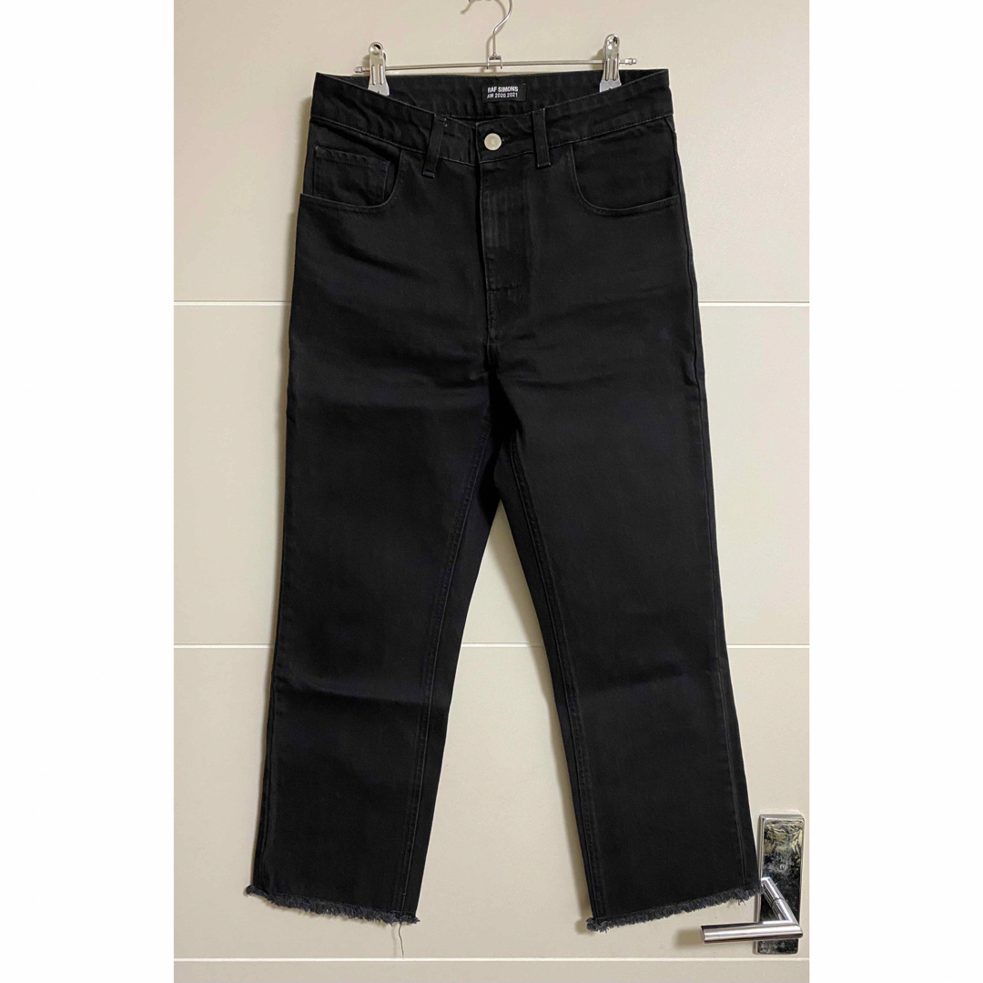 RAF SIMONS - RAF SIMONS Zip Pocket Cropped Denimの通販 by RAF SIMONS - RAF SIMONS Zip Pocket Cropped Denimの通販 by