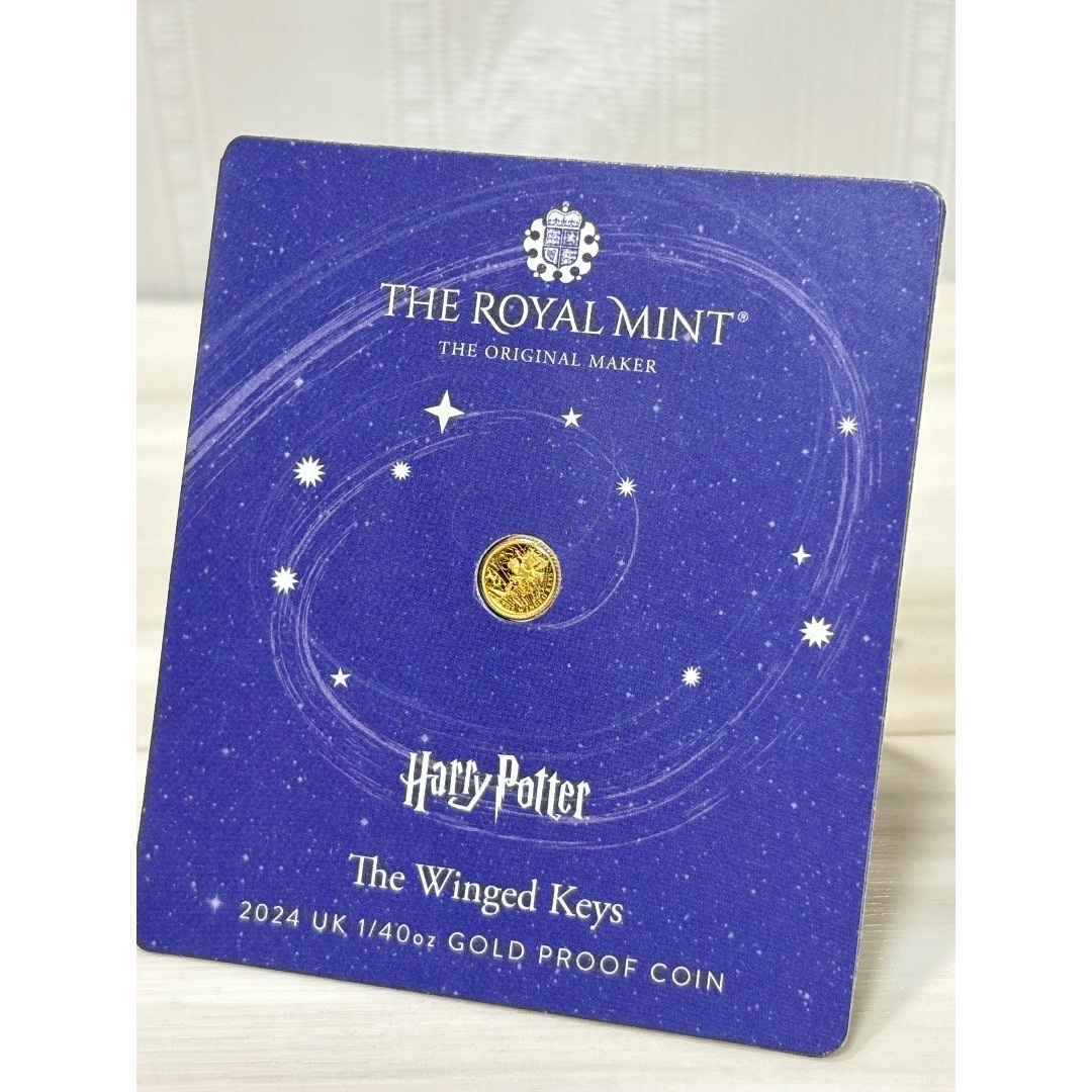 限定品！2024年 ハリー・ポッター 金貨 The Winged Keys