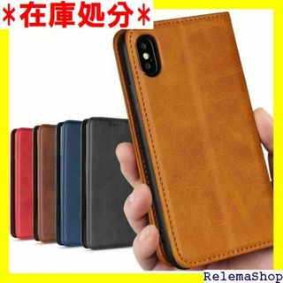 iPhone XS Max スマホ ケース 手帳型 i ク ライトブラウン 44(その他)