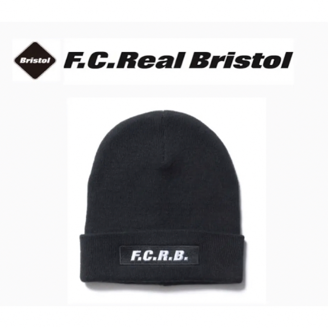 F.C.B.R. EMBROIDERY LOGO BEANIE Black F.C.B.R. EMBROIDERY LOGO BEANIE Black