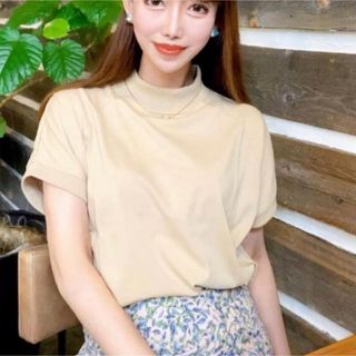 アイモハ(aimoha)のaimoha 2WAYモックネックTシャツ(Tシャツ(半袖/袖なし))