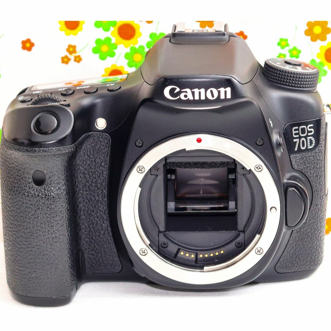 美品 Canon EOS 70D☆高速連写☆スマホに転送可!☆動作撮影可 美品 Canon EOS 70D☆高速連写☆スマホに転送可!☆動作撮影可