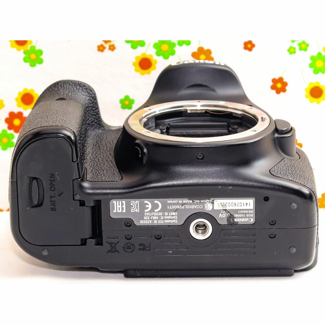 美品 Canon EOS 70D☆高速連写☆スマホに転送可!☆動作撮影可 美品 Canon EOS 70D☆高速連写☆スマホに転送可!☆動作撮影可
