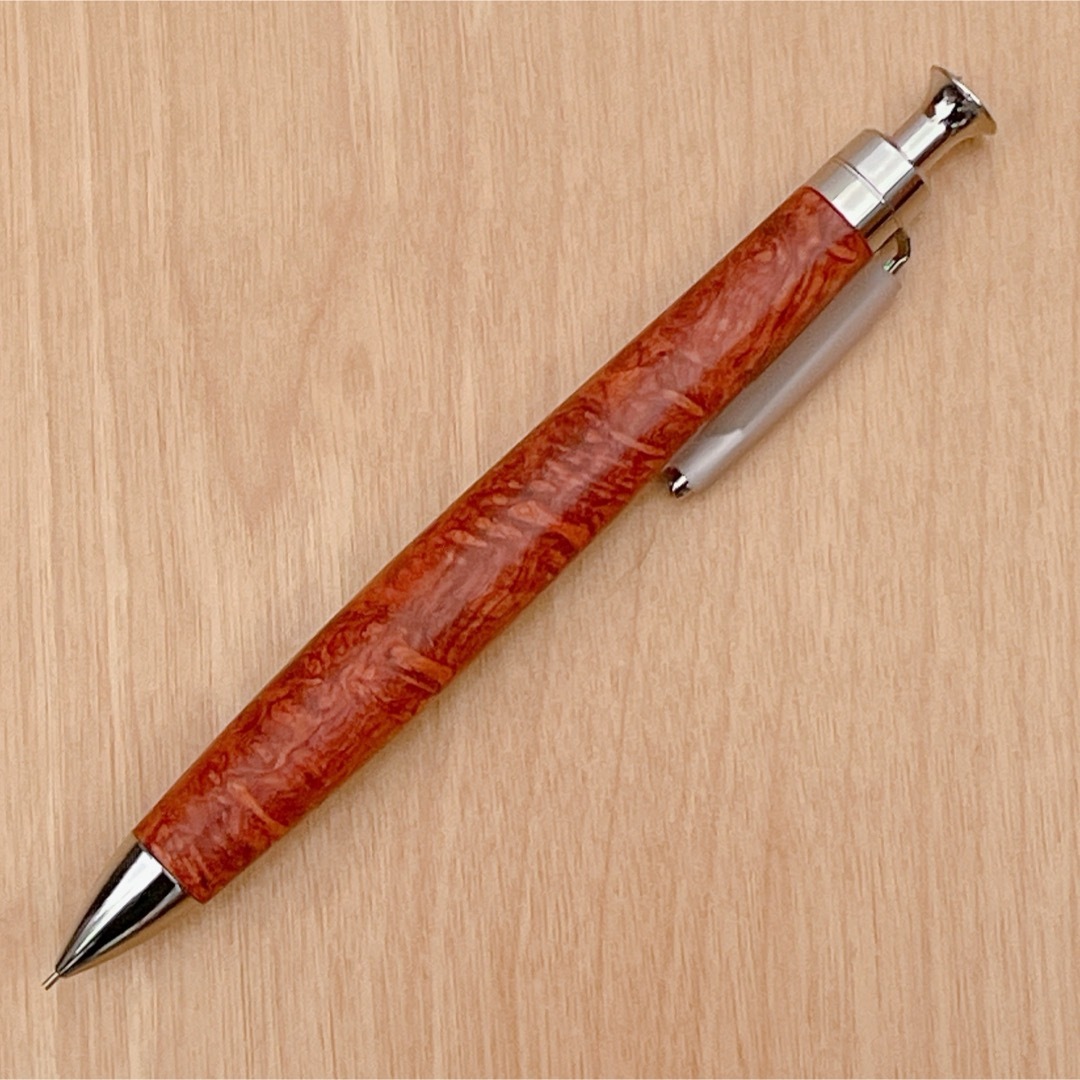 新品 極上花梨瘤 シャープペンシル0.5 こぶた工房 (新品 極上 新品 極上花梨瘤 シャープペンシル0.5 こぶた工房 (新品 極上