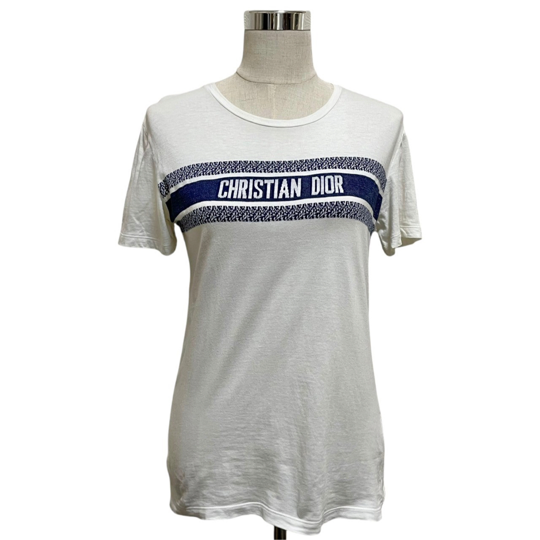 DIOR ディオール 21SS コットンジャージー シグネチャーバンド T DIOR ディオール 21SS コットンジャージー シグネチャーバンド T