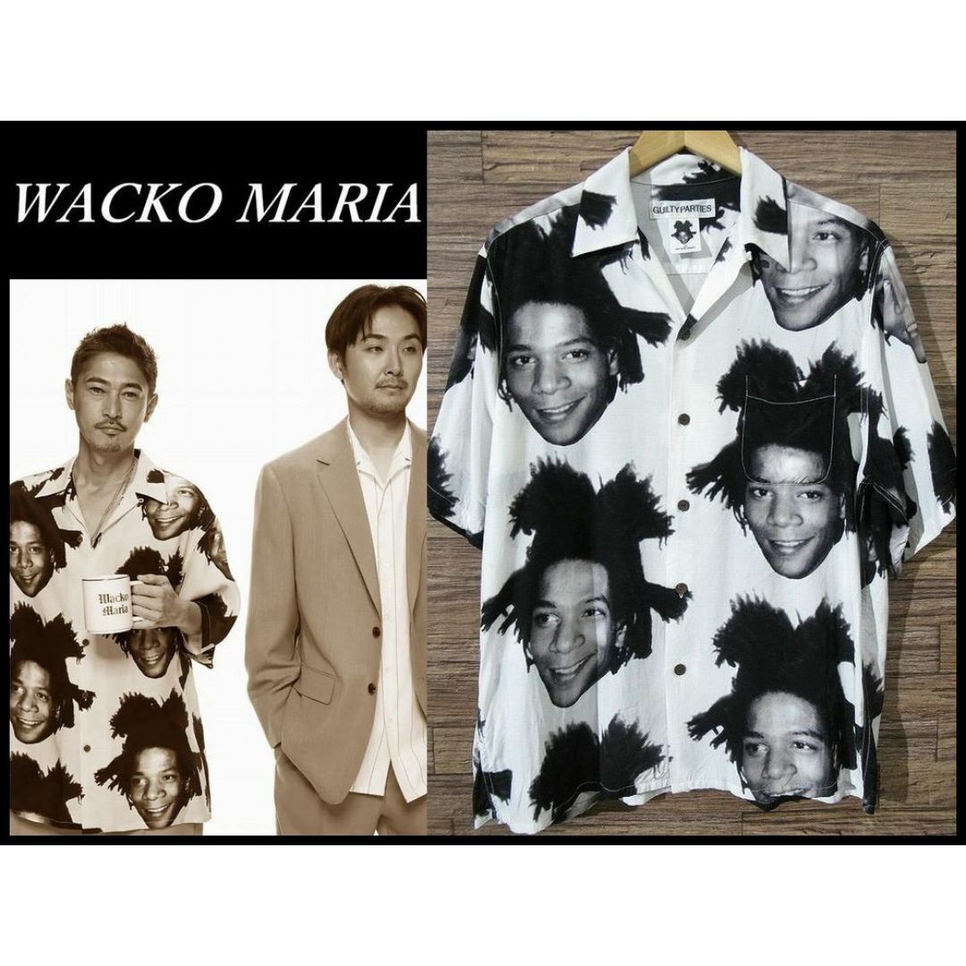 WACKO MARIA - ワコマリア × バスキア 23SS レーヨン ハワイアン WACKO MARIA - ワコマリア × バスキア 23SS レーヨン ハワイアン