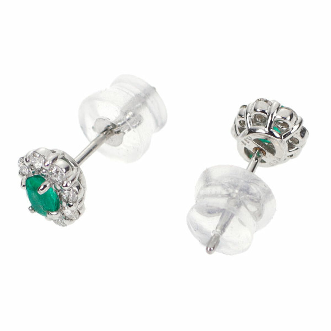 新品 エメラルド ダイヤモンド ネックレス 鋭き 0.16ct Pt900 新品 エメラルド ダイヤモンド ネックレス 鋭き 0.16ct Pt900