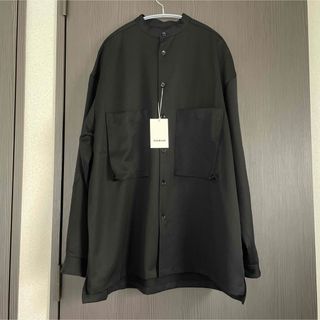 CABAN 新品 ウール ポケットビッグシャツ キャバン L メンズ CABAN 新品 ウール ポケットビッグシャツ キャバン L メンズ