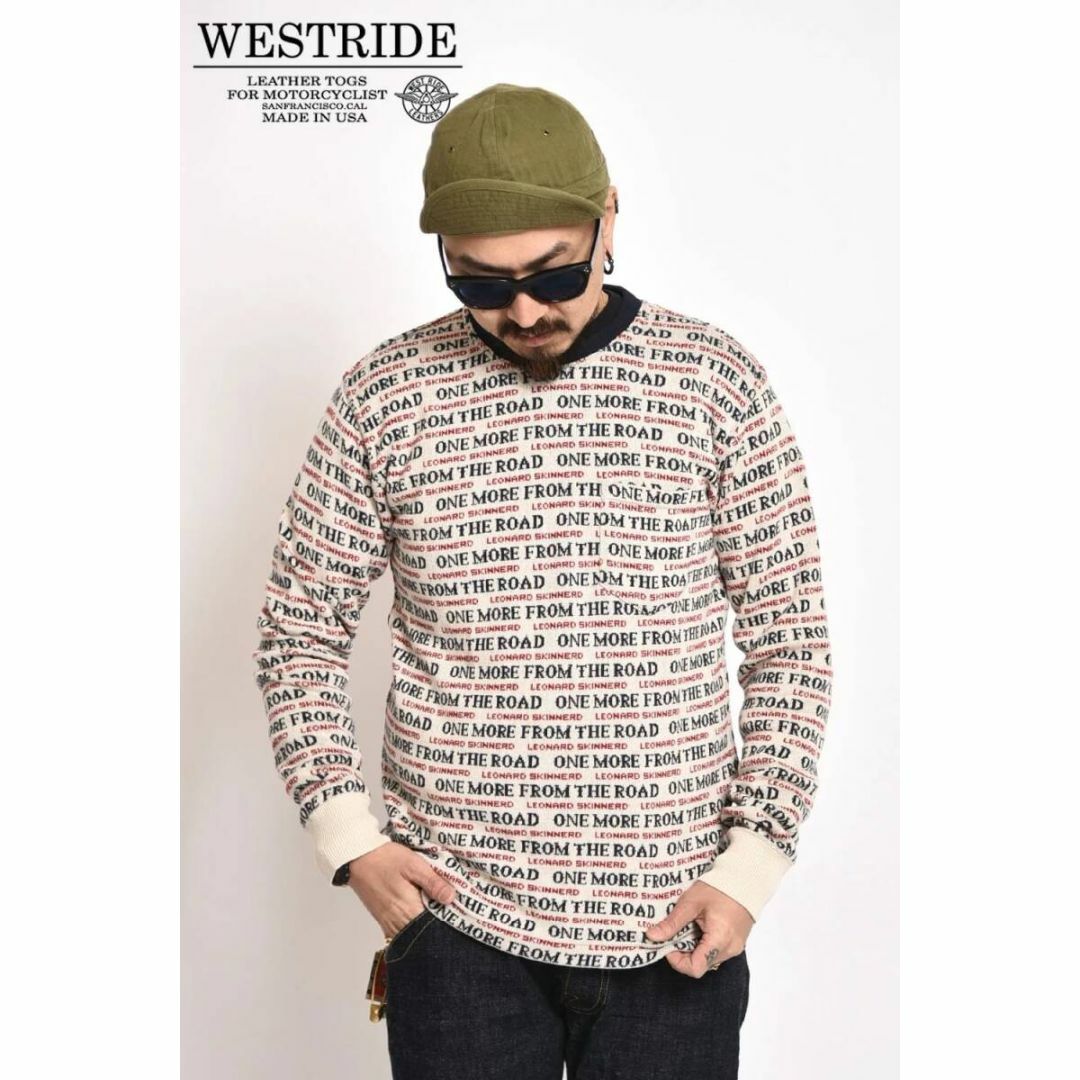 WESTRIDE - 44 XXL ウエストライド 総柄 ジャガード ニット WESTRIDE - 44 XXL ウエストライド 総柄 ジャガード ニット