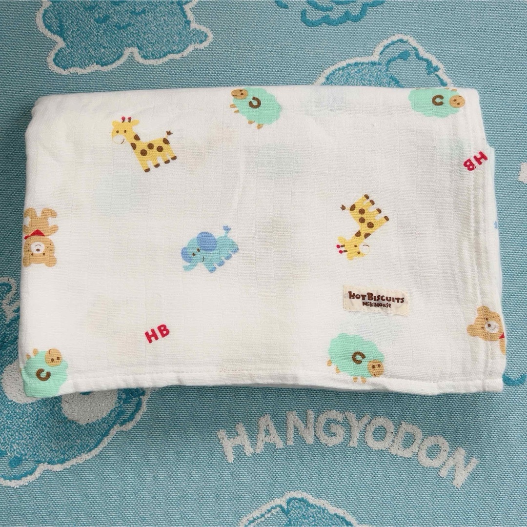 mikihouse(ミキハウス)のMIKIHOUSE ガーゼケット キッズ/ベビー/マタニティの寝具/家具(タオルケット)の商品写真