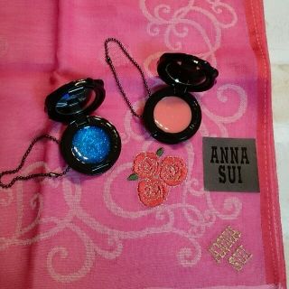 アナスイ(ANNA SUI)のLove Life 様 専用 アナスイハンカチ＆ミニルージュ2個セット (ハンカチ)