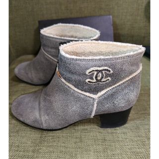 CHANEL - 訳あり シャネル ムートンブーツの通販 by m|シャネル CHANEL - 訳あり シャネル ムートンブーツの通販 by m|シャネル