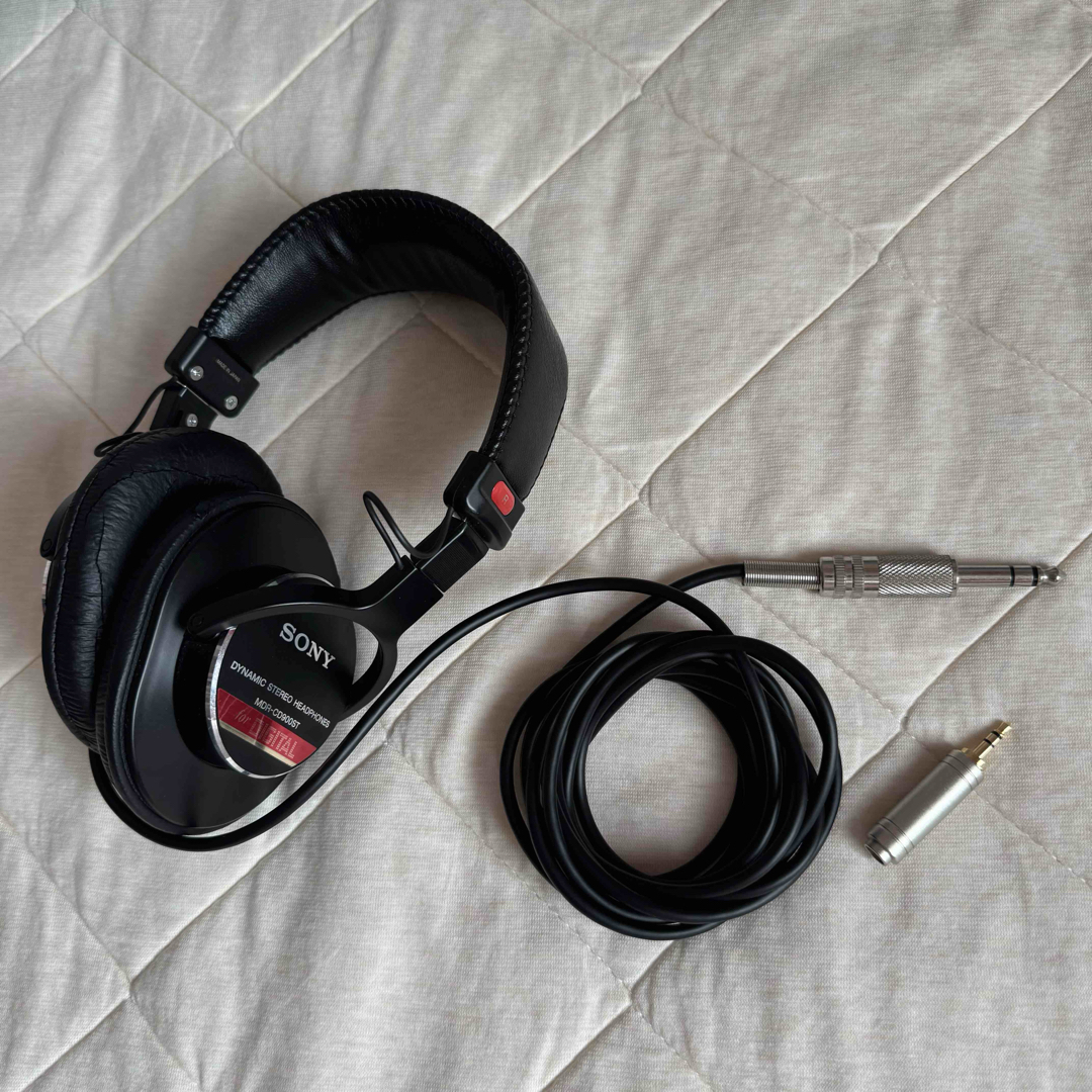 SONY - 【MDR-CD900ST】 SONY モニターヘッドホン【変換プラグ SONY - 【MDR-CD900ST】 SONY モニターヘッドホン【変換プラグ