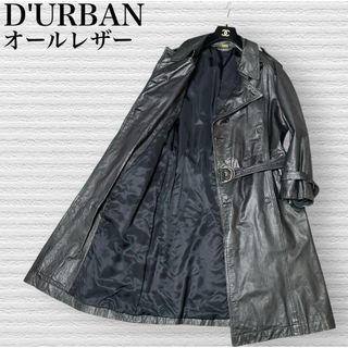 D’URBAN - DURBAN intermezzo ダブル　トレンチコート　牛革　ベルト類完備