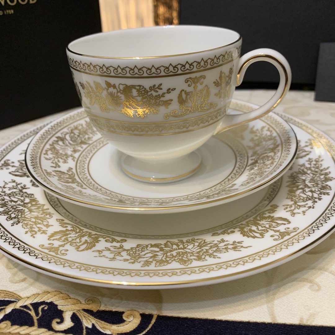 WEDGWOOD - 未使用元箱 ウェッジウッド ゴールド コロンビア WEDGWOOD - 未使用元箱 ウェッジウッド ゴールド コロンビア