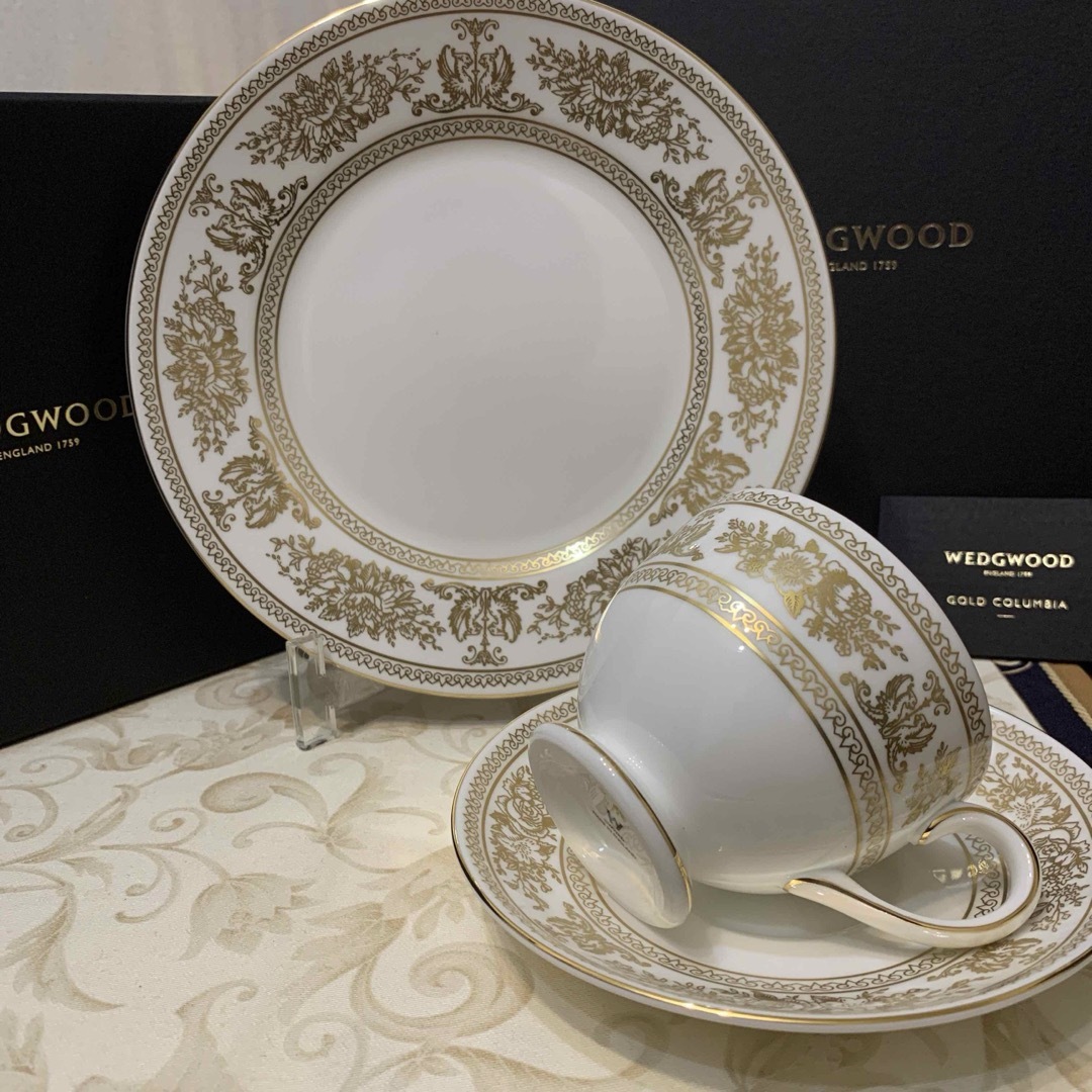 WEDGWOOD - 未使用元箱 ウェッジウッド ゴールド コロンビア WEDGWOOD - 未使用元箱 ウェッジウッド ゴールド コロンビア