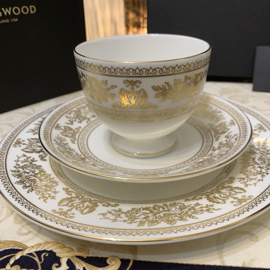 WEDGWOOD - 未使用元箱 ウェッジウッド ゴールド コロンビア WEDGWOOD - 未使用元箱 ウェッジウッド ゴールド コロンビア