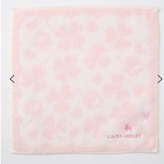 ローラアシュレイ(LAURA ASHLEY)のハンカチ　アシュレイ　クローバー(ハンカチ)