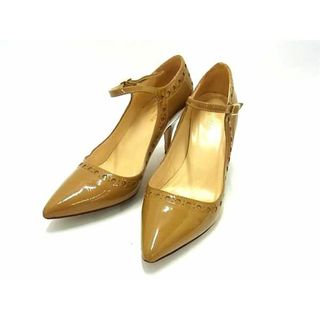 ケイトスペードニューヨーク(kate spade NEW YORK)のkate spade ケイトスペード パテントレザー パンプス ヒール 表記サイズ 5 (約22.0cm) 靴 シューズ レディース ブラウン系 DF6814(その他)