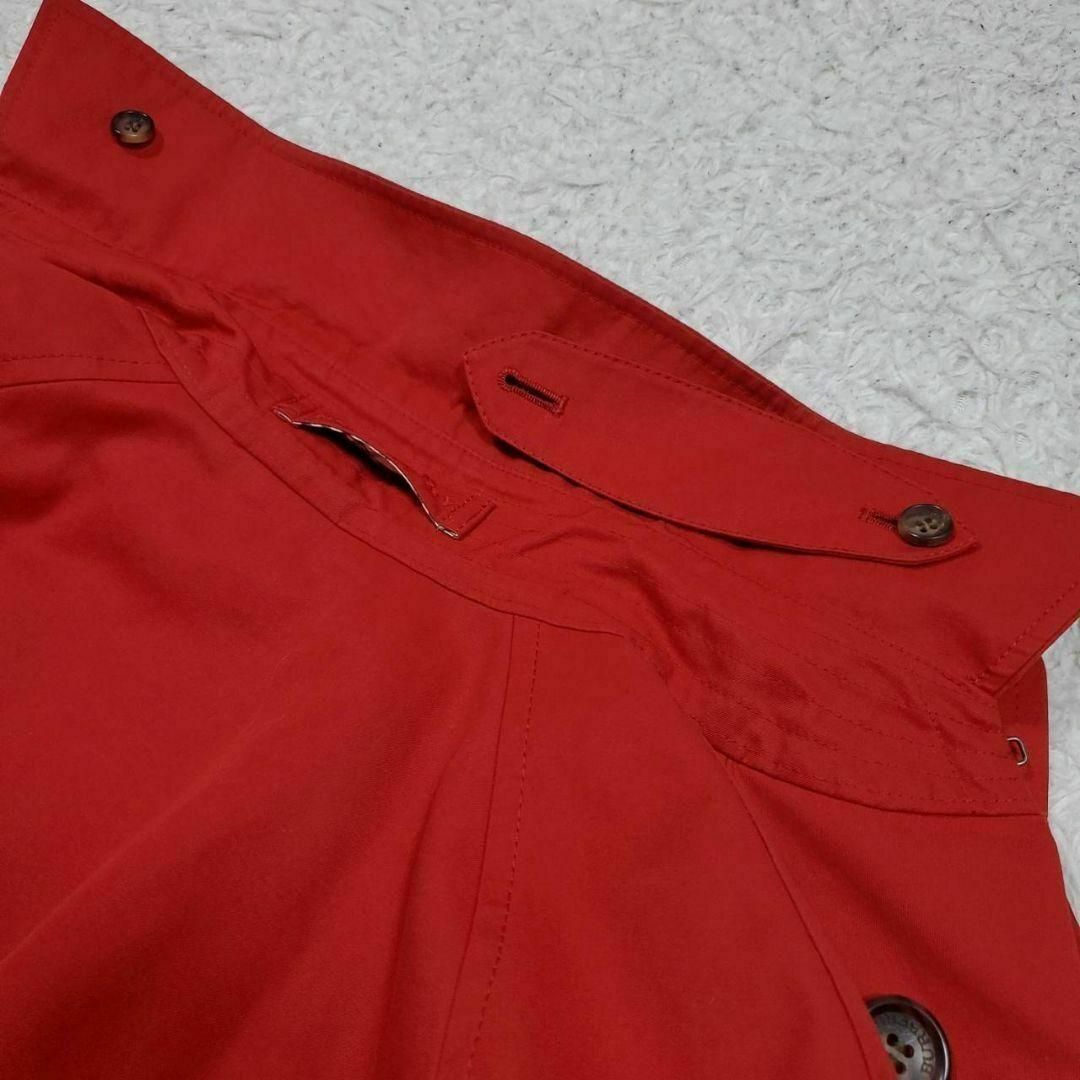 BURBERRY - 美品 M バーバリー トレンチ コート 赤 ノバチェック BURBERRY - 美品 M バーバリー トレンチ コート 赤 ノバチェック