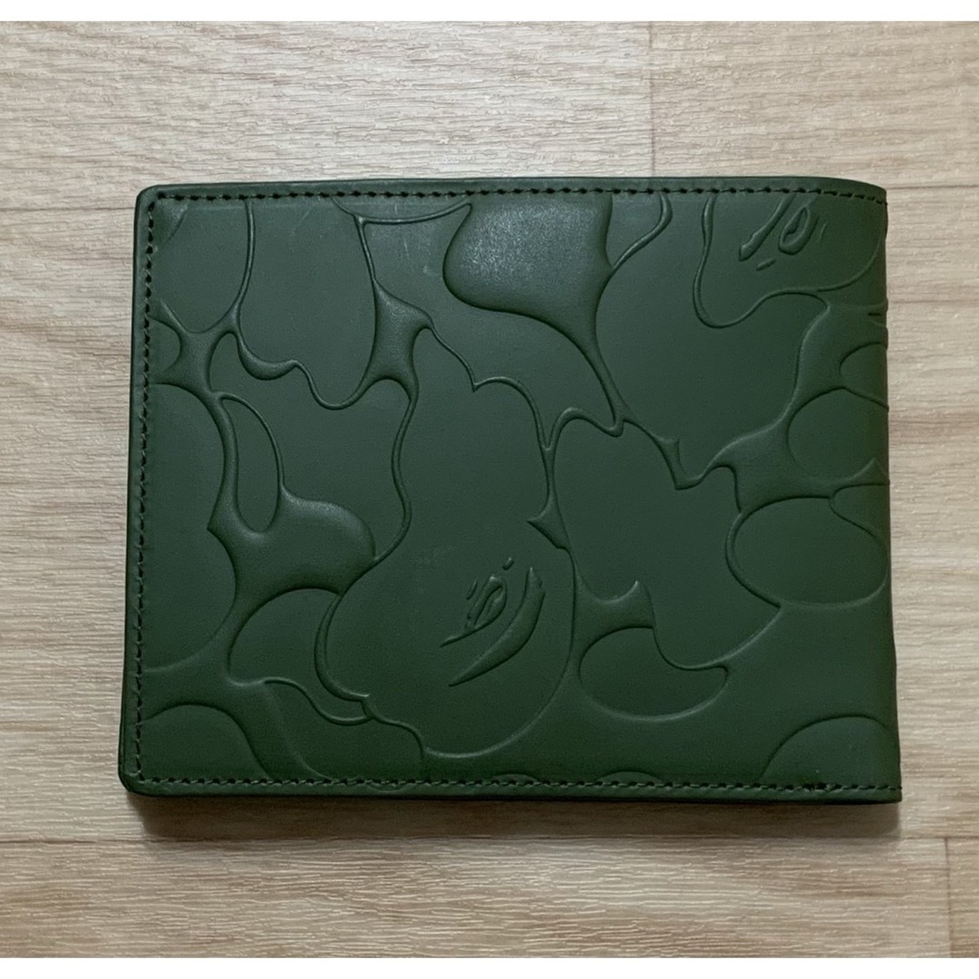 A BATHING APE - ☆激レア☆未使用☆ APE カモ レザー A BATHING APE - ☆激レア☆未使用☆ APE カモ レザー
