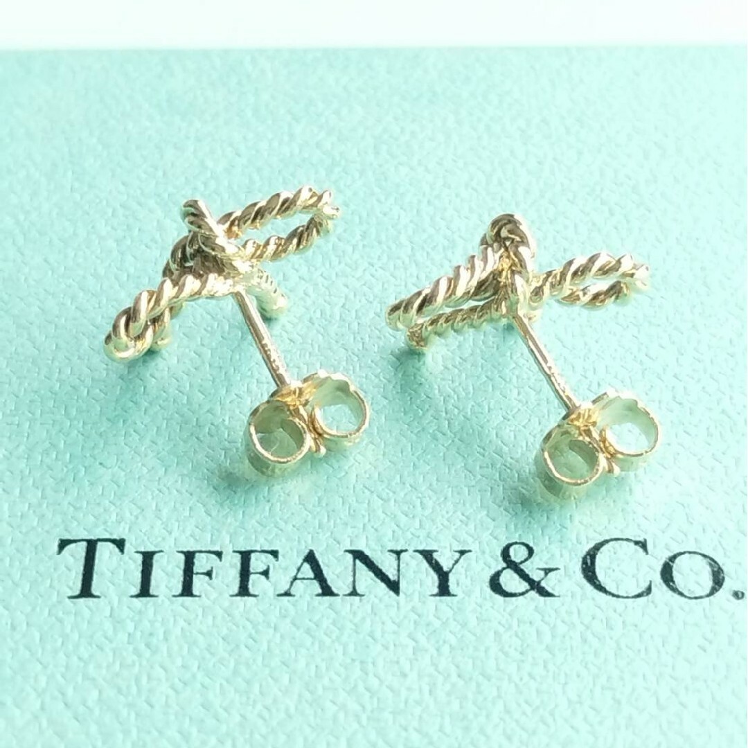 Tiffany & Co. - Tiffany & Co. Au750 K18 ツイスト リボン Tiffany & Co. - Tiffany & Co. Au750 K18 ツイスト リボン