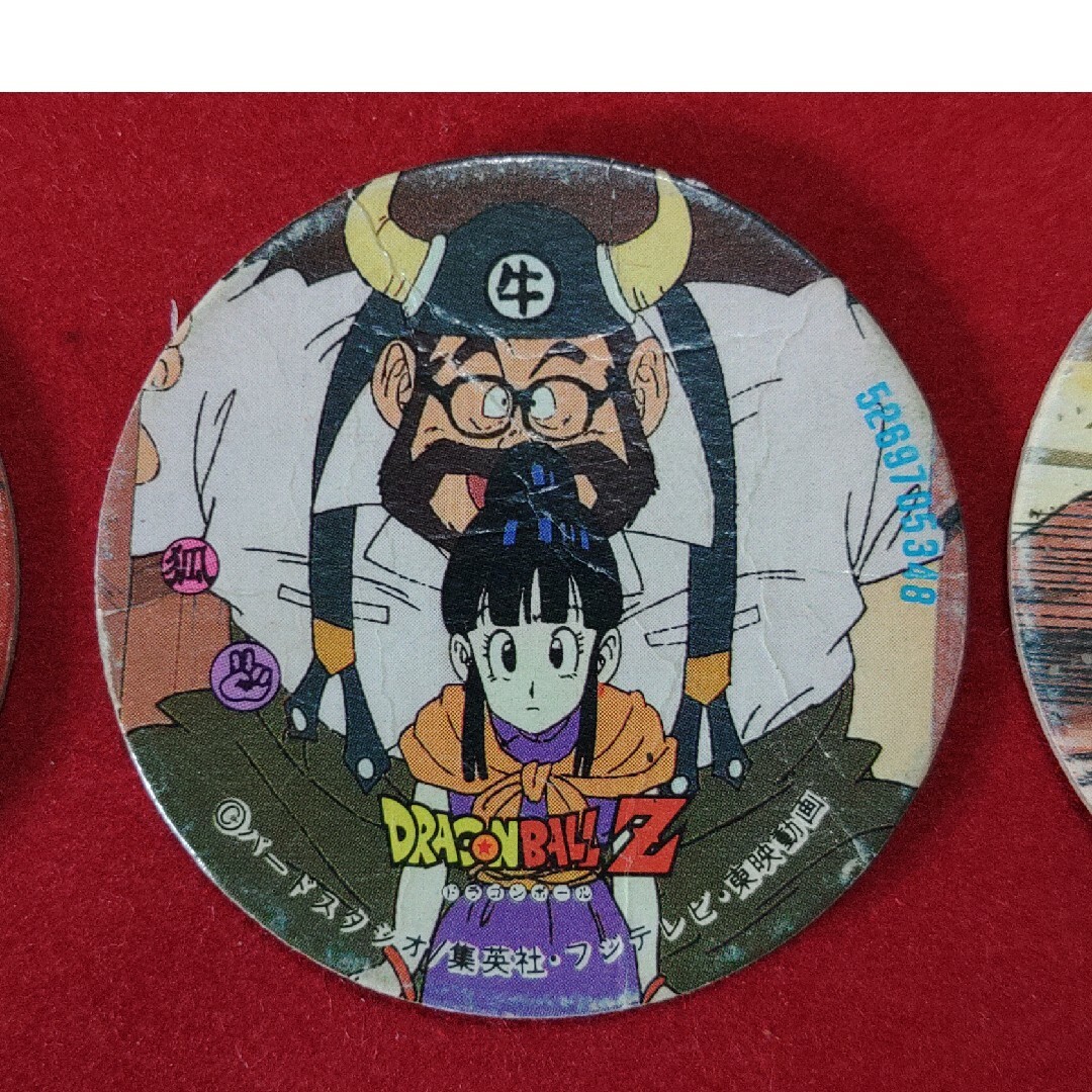 ドラゴンボール - ドラゴンボールZ 丸メンコ 天津飯 チチ レトロ ドラゴンボール - ドラゴンボールZ 丸メンコ 天津飯 チチ レトロ