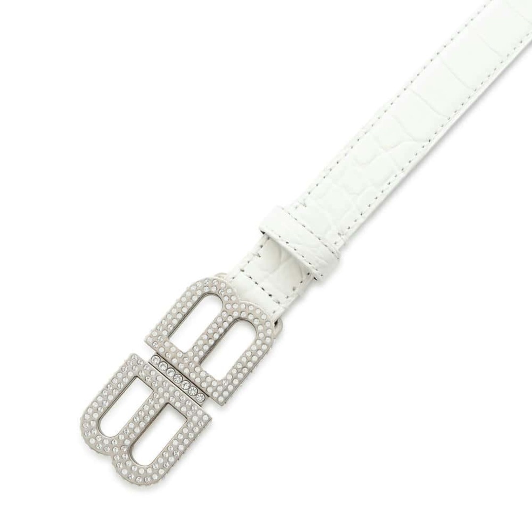 BALENCIAGA - バレンシアガ ベルト BBロゴバックル クロコ型押し BALENCIAGA - バレンシアガ ベルト BBロゴバックル クロコ型押し