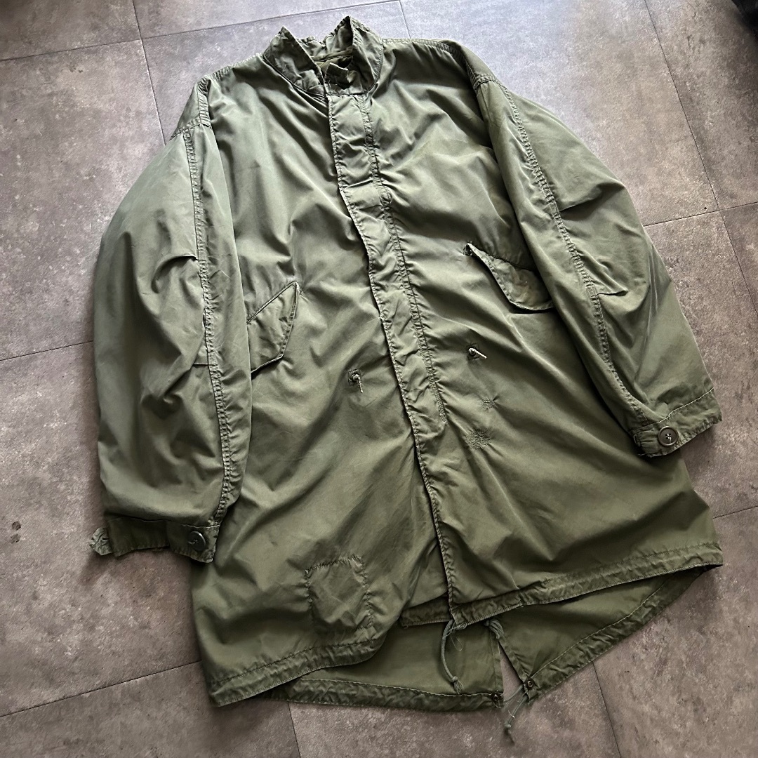 MILITARY - 60s M-65 フィッシュテールパーカー S アルミジップ MILITARY - 60s M-65 フィッシュテールパーカー S アルミジップ