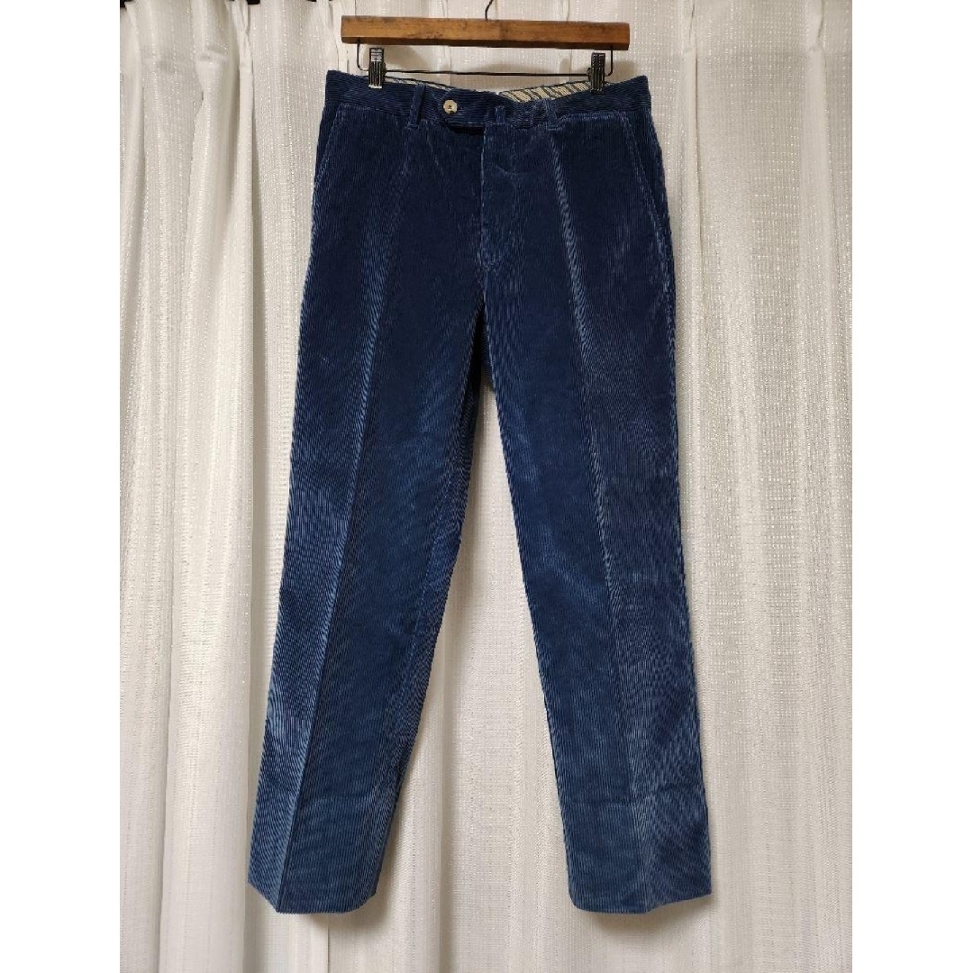 新品】GTA BEAMS F別注 細畝コーデュロイ 紺 46 秋冬 新品】GTA BEAMS F別注 細畝コーデュロイ 紺 46 秋冬