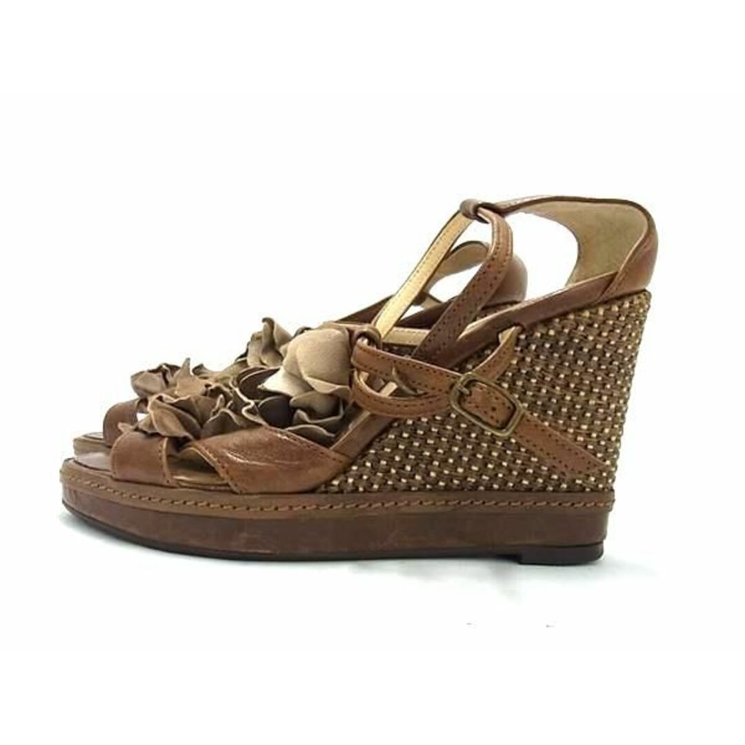DIANA - □美品□ DIANA ダイアナ レザー×スエード ウェッジ DIANA - □美品□ DIANA ダイアナ レザー×スエード ウェッジ
