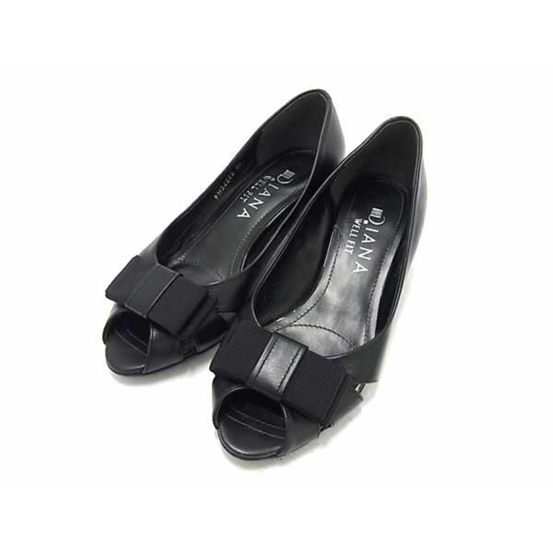 □美品□ DIANA WELL FIT ダイアナウェルフィット レザー リボン □美品□ DIANA WELL FIT ダイアナウェルフィット レザー リボン