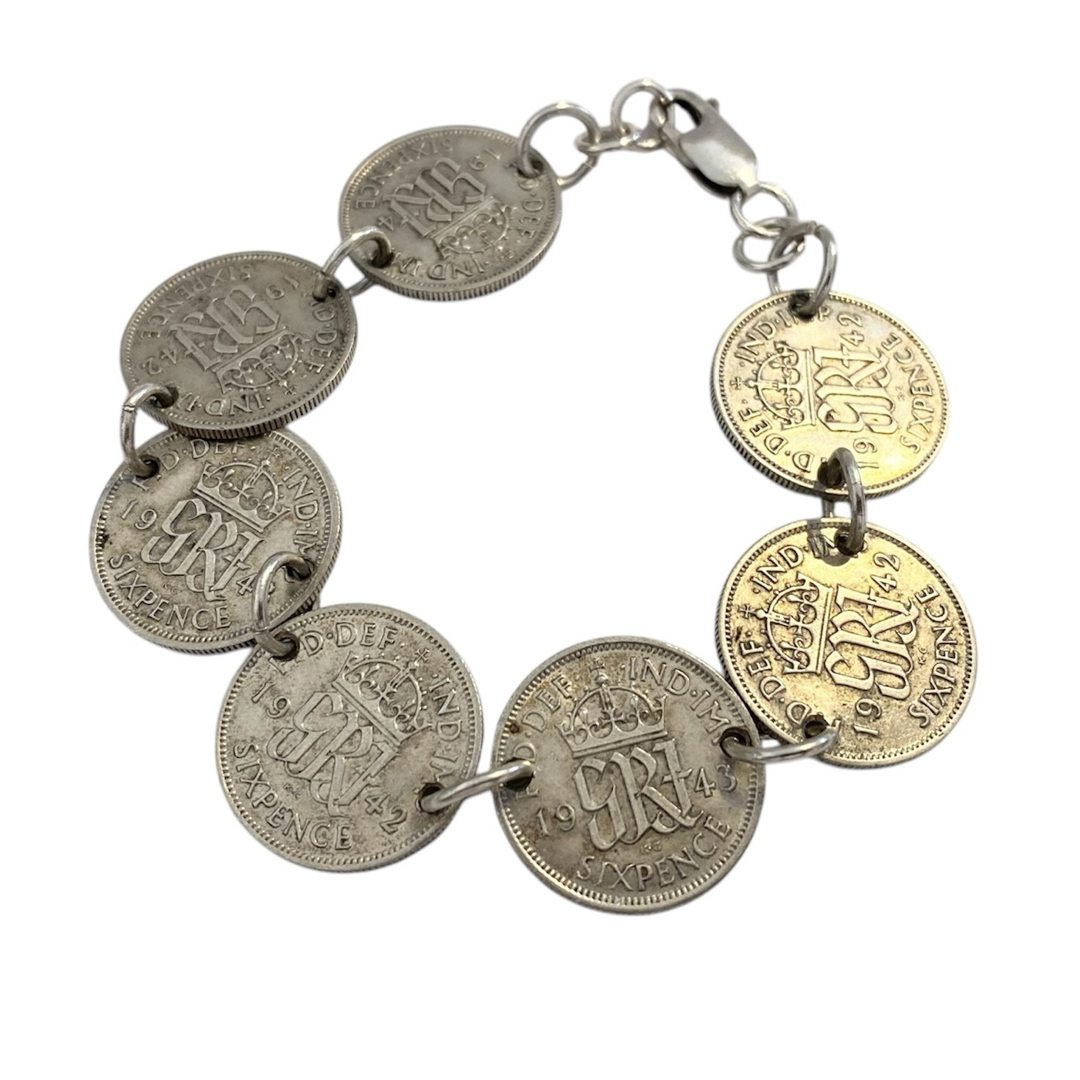 1940年代 VINTAGE COIN ブレスレット ヴィンテージ UK買付 1940年代 VINTAGE COIN ブレスレット ヴィンテージ UK買付