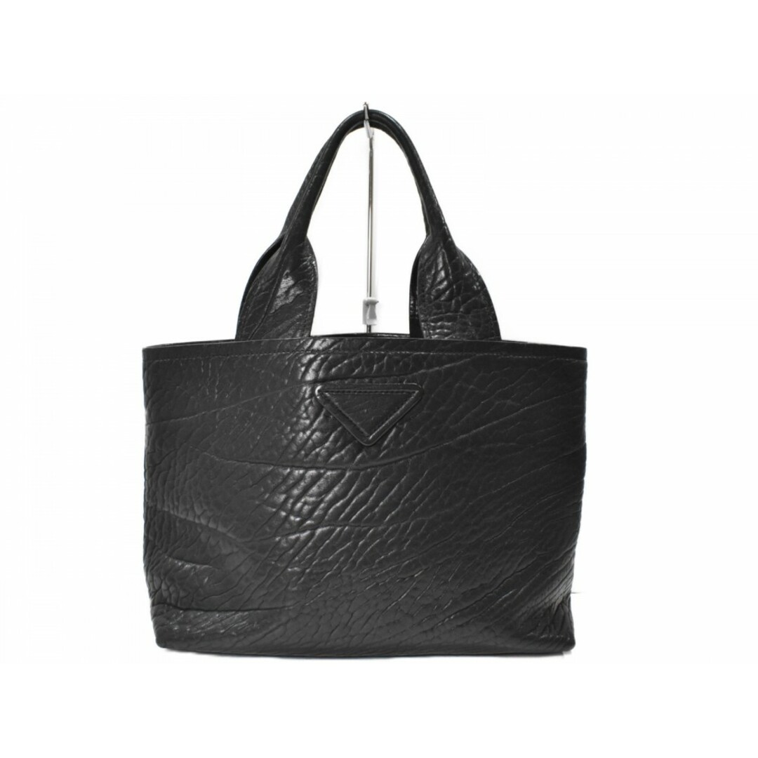 PRADA - PRADA プラダ レザートートバッグ 1BG440 ブラック 黒 PRADA - PRADA プラダ レザートートバッグ 1BG440 ブラック 黒