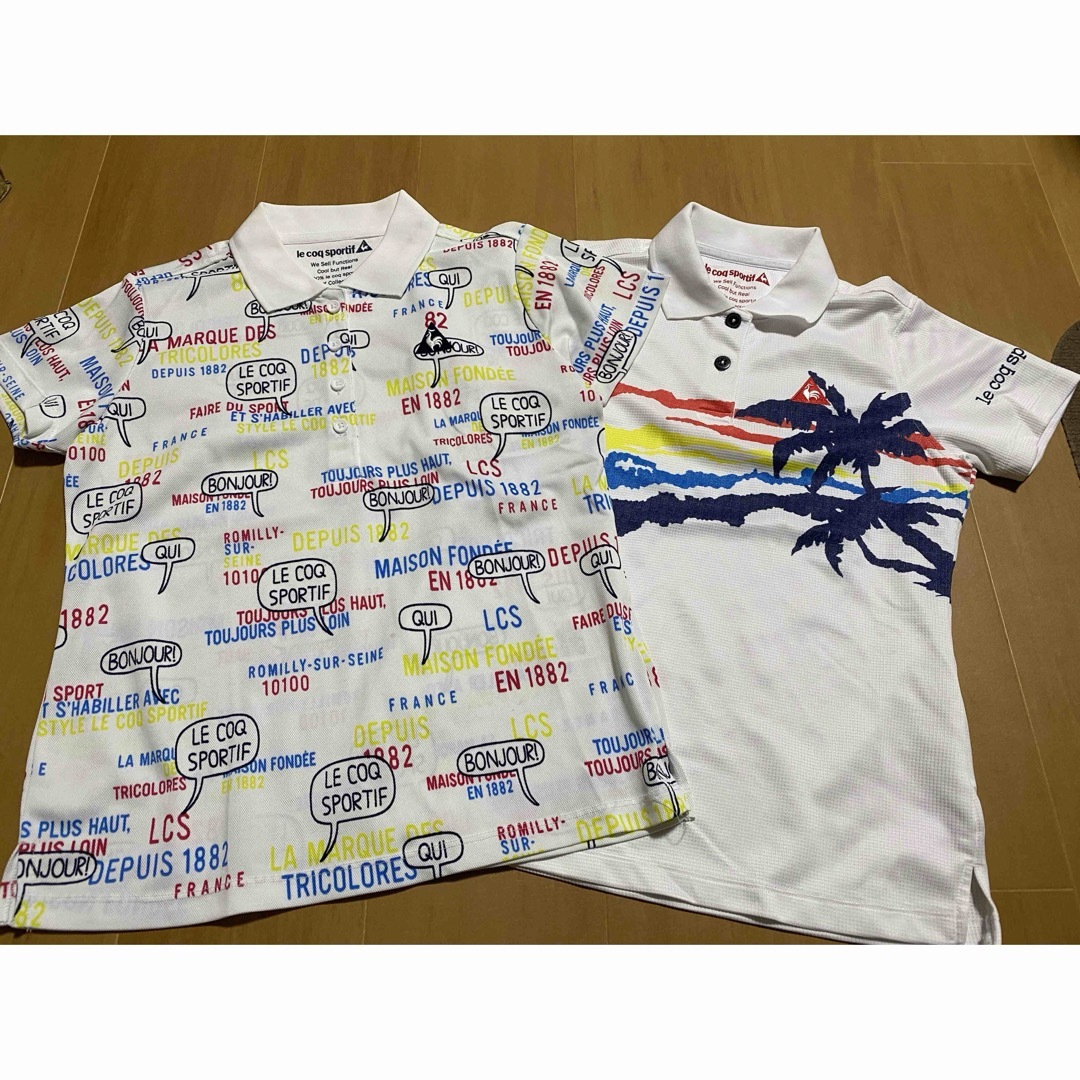 le coq sportif ゴルフウェアセット Mサイズ オレンジ/ブラック le coq sportif ゴルフウェアセット Mサイズ オレンジ/ブラック