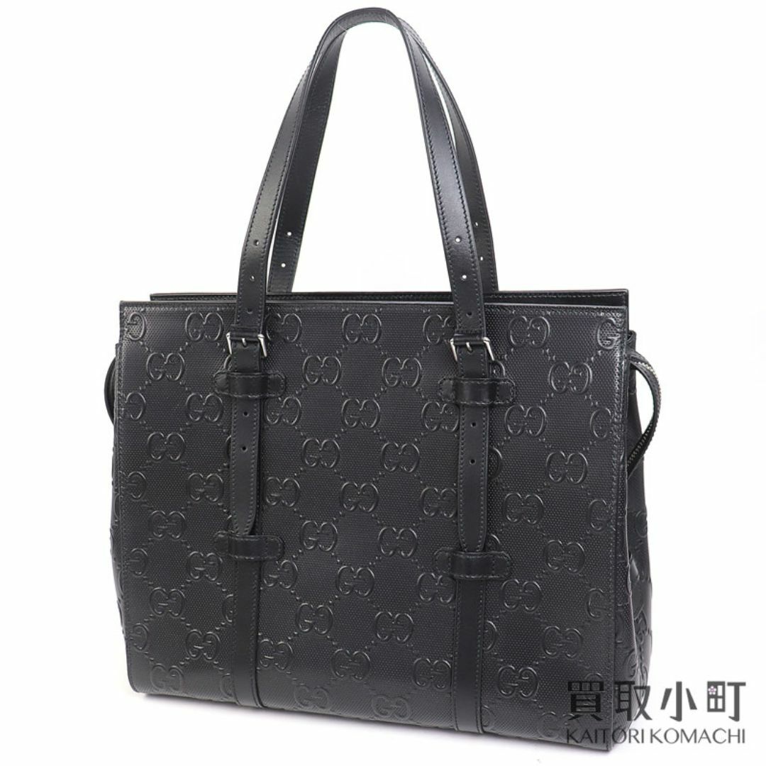 GUCCI - 【美品】グッチ【GUCCI】GGエンボス トートバッグ GUCCI - 【美品】グッチ【GUCCI】GGエンボス トートバッグ