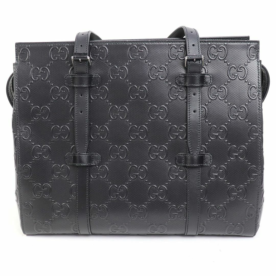 GUCCI - 【美品】グッチ【GUCCI】GGエンボス トートバッグ GUCCI - 【美品】グッチ【GUCCI】GGエンボス トートバッグ